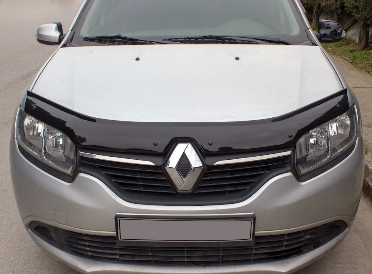 Дефлектор капота Renault Sandero Stepway '2013-> EuroCap