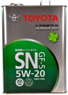 Масло моторное Toyota 5W-20 SN/GF-5 4 л (0888010605)