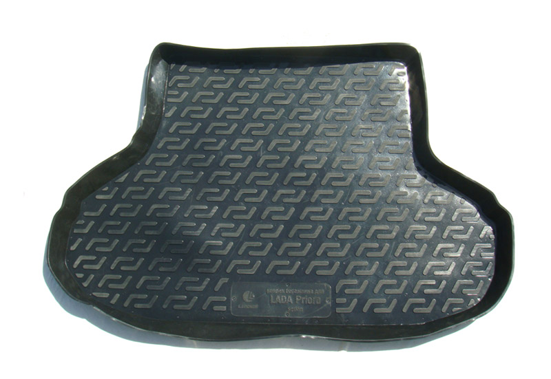 Коврик в багажник LADA (ВАЗ) Priora 2170 '2007-> (седан) L.Locker (черный, резиновый)