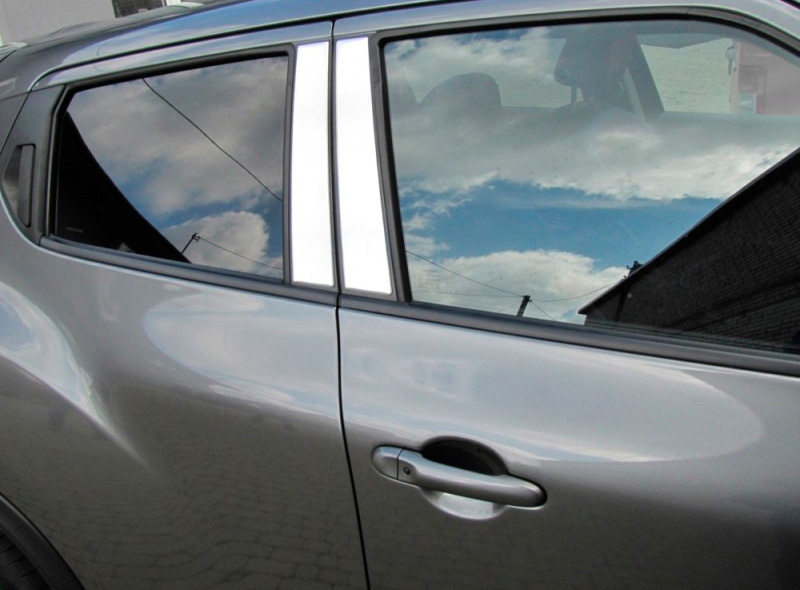 Накладки на дверные стойки Opel Astra (J) '2009-> (алюминий) Alufrost