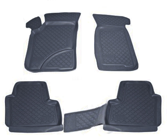 Коврики в салон Chevrolet Niva '2002-2009 L.Locker (черные)