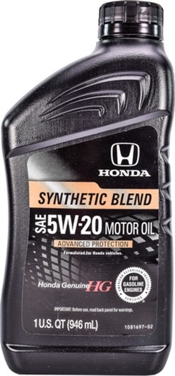 Масло моторное Honda Synthetic Blend 5W-20 0.946 л (087989132)