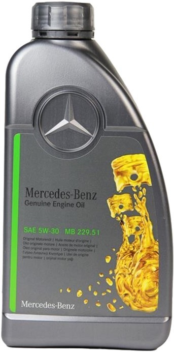 Масло моторное Mercedes-Benz Genuine Engine Oil MB 229.51 5W-30 1 л (A000989690611ALEE)