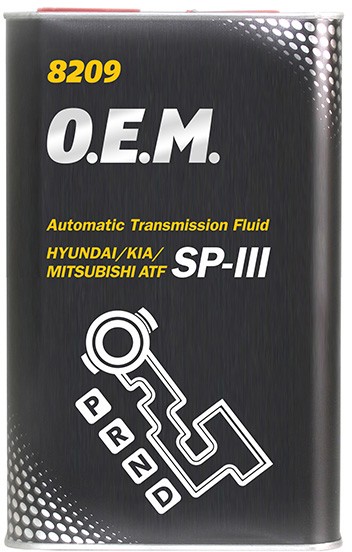 Масло трансмиссионное Mannol O.E.M. 8209 for Korean cars ATF SP-III 1 л Metall (MN8209-1ME)(MN8209-1ME)