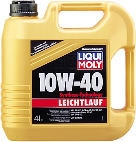 Масло моторное Liqui Moly Leichtlauf SAE 10W-40 4 л (9501)