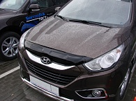 Дефлектор капота Hyundai ix35 '2010-> (без логотипа) Sim