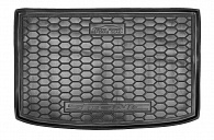 Коврик в багажник KIA Stonic '2017-> (верхняя полка) Avto-Gumm (черный, полиуретановый)