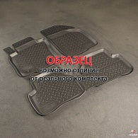 Коврики в салон Subaru Forester '2018-> (3D) Norplast (черные)