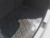 Коврик в багажник Fiat Tipo '2015-> (хетчбек) L.Locker (черный, резиновый)