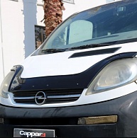 Дефлектор капота Opel Vivaro '2001-2014 (длинный) EuroCap