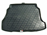 Коврик в багажник ЗАЗ (ZAZ) Forza '2011-> (хетчбек) L.Locker (черный, пластиковый)