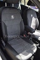 Чехлы на сиденья LADA (ВАЗ) Priora 2172 '2007-> (хетчбек, исполнение Premium) Союз-Авто