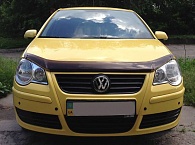 Дефлектор капота Volkswagen Polo '2005-2009 (без логотипа) EGR